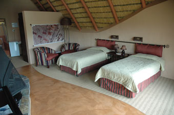 Inside one of the rooms