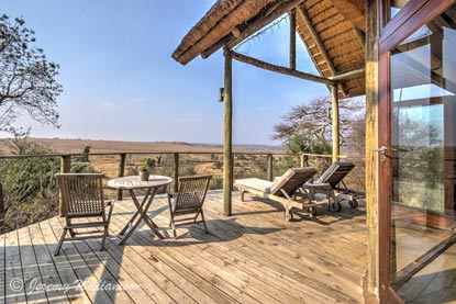 Luxury Suite Deck, Nambiti Plains Lodge, Nambiti Private Game Reserve