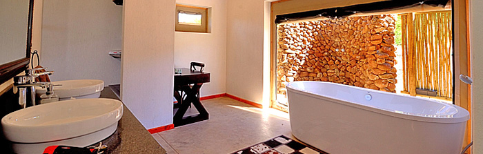 Bathroom Springbok Lodge Nambiti Game Reserve Luxury Safari Tented Lodge KwaZulu-Natal South Africa
