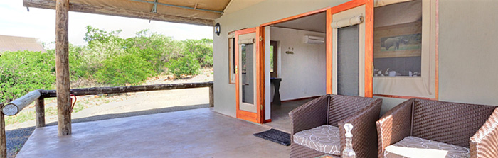 Springbok Lodge Patio Nambiti Game Reserve Luxury Safari Tented Lodge KwaZulu-Natal South Africa