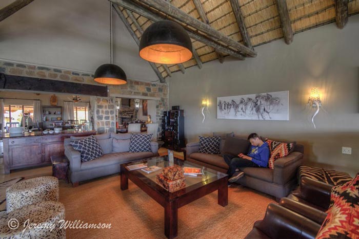 Lounge area Umzolozolo Private Safari Lodge Nambiti Private Game Reserve KwaZulu-Natal South Africa