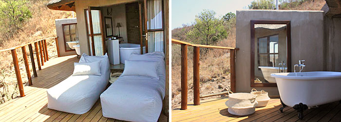 lodge luxueux africaine Nambiti Esiweni Luxury Safari Lodge suites prives de luxe Afrique du Sud