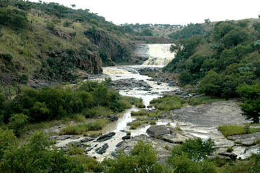 Beautiful cascades Sundays River Nambiti Private Game Reserve KwaZulu-Natal South Africa