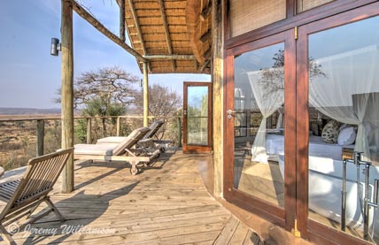 Luxury Suite Deck, Nambiti Plains Lodge, Nambiti Private Game Reserve