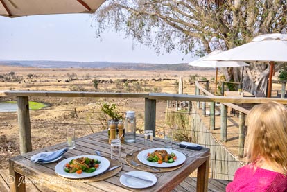 Main Deck, Nambiti Plains Lodge, Nambiti Private Game Reserve