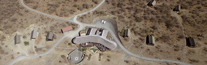 Springbok Lodge Aerial photograph Nambiti Private Game Reserve
